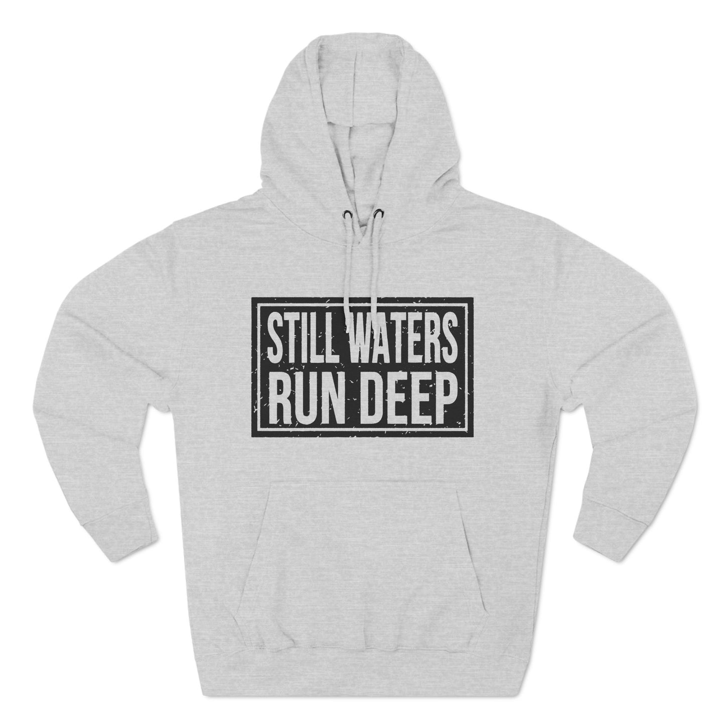 Three-Panel Fleece Hoodie Printify