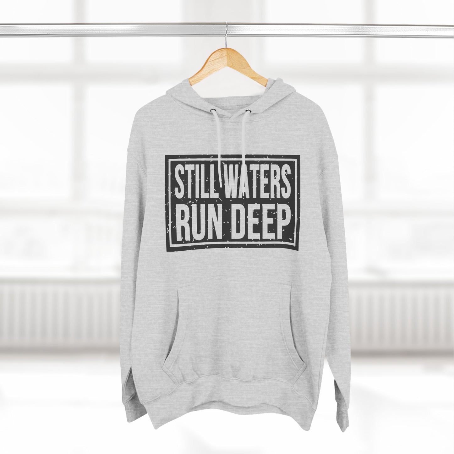Three-Panel Fleece Hoodie Printify