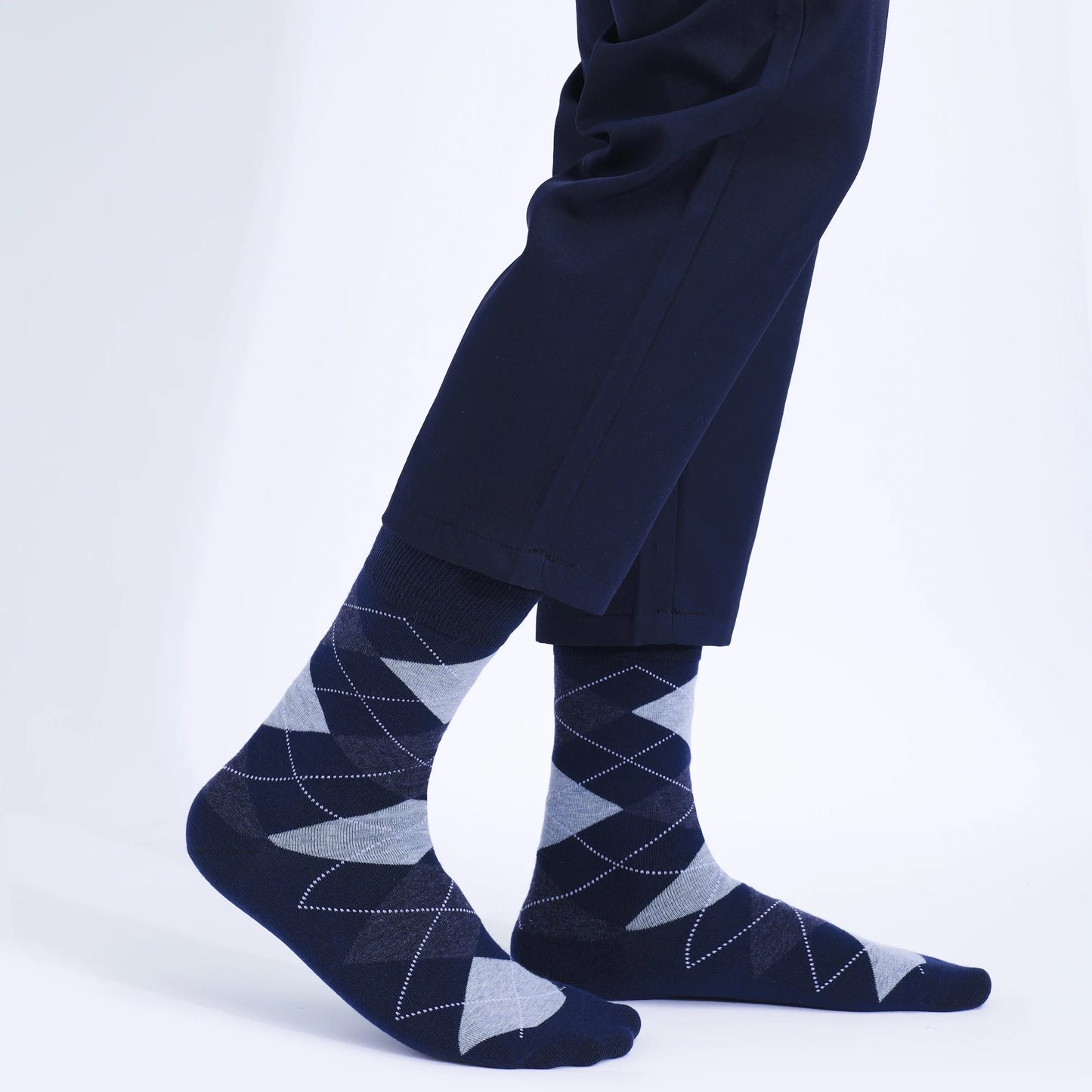 5 Pairs Mens Dress Socks stripe Plus Size,High Quality Combed Cotton Crew Socks,Black Cool Breathable Casual Socks for men FairBrands