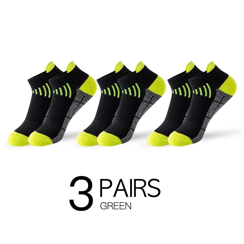 HSS 3Pairs Organic Cotton Women Socks Ankle Breathable Run Sports Sock Black Pink Casual Athletic Summer Thin Men Short Sokke FairBrands