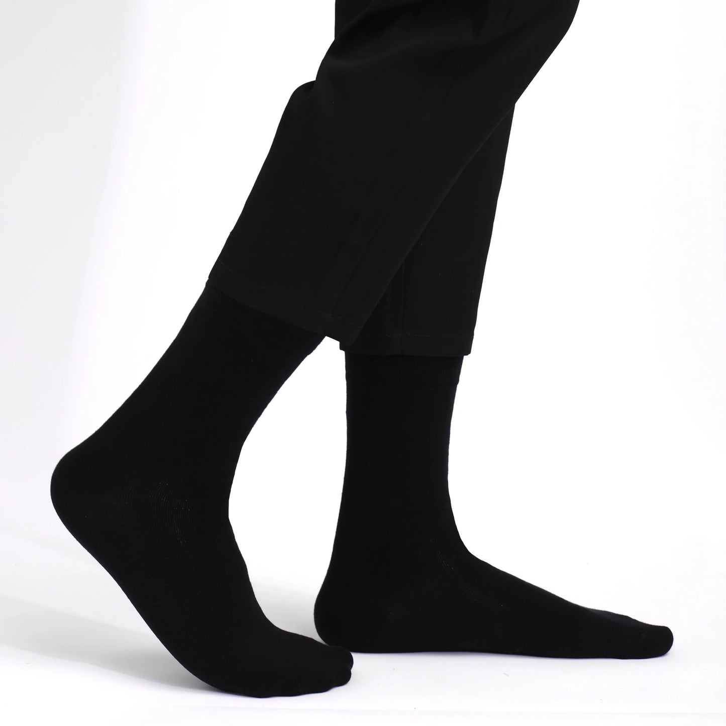 5 Pairs Mens Dress Socks stripe Plus Size,High Quality Combed Cotton Crew Socks,Black Cool Breathable Casual Socks for men FairBrands