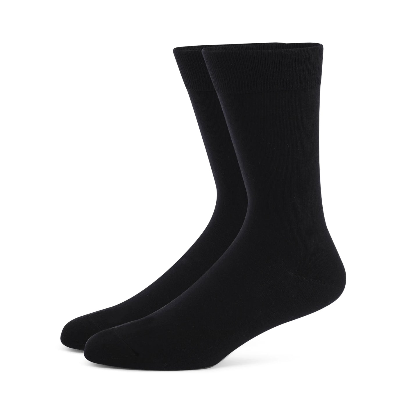 5 Pairs Mens Dress Socks stripe Plus Size,High Quality Combed Cotton Crew Socks,Black Cool Breathable Casual Socks for men FairBrands