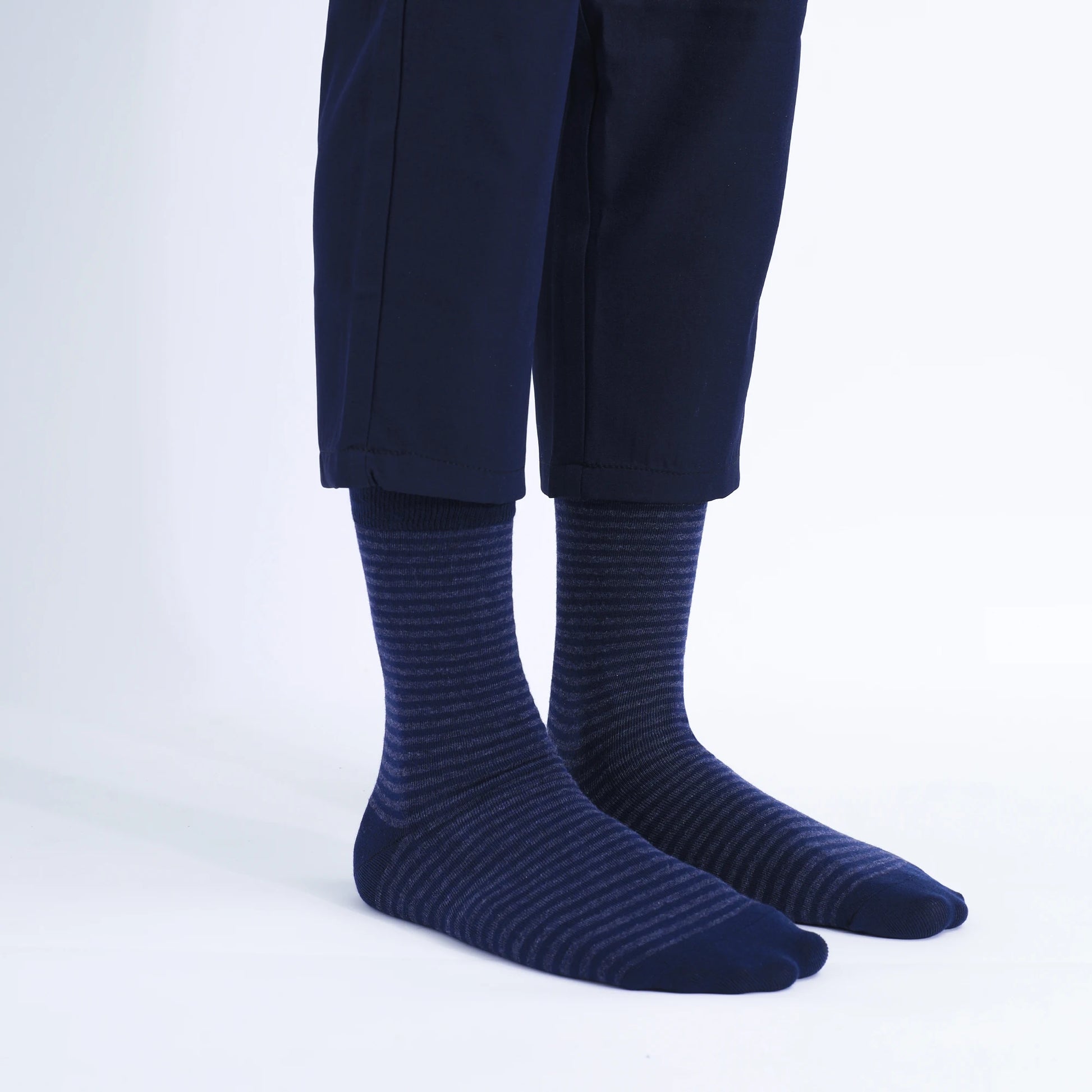 5 Pairs Mens Dress Socks stripe Plus Size，High Quality Combed Cotton Crew Socks，Black Cool Breathable Casual Socks for men FairBrands